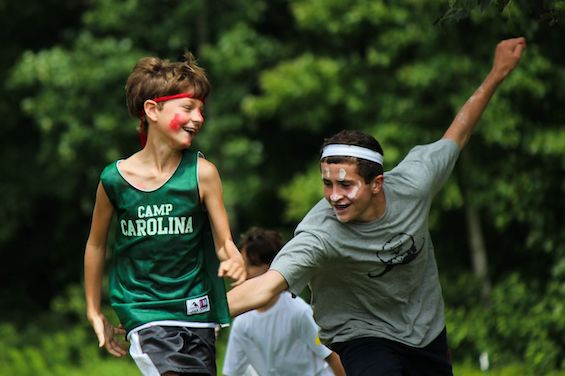 Boys Playing Tag